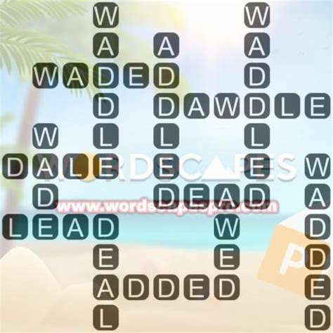 Wordscapes Level 2776 Answers [Peace 8, Peak].